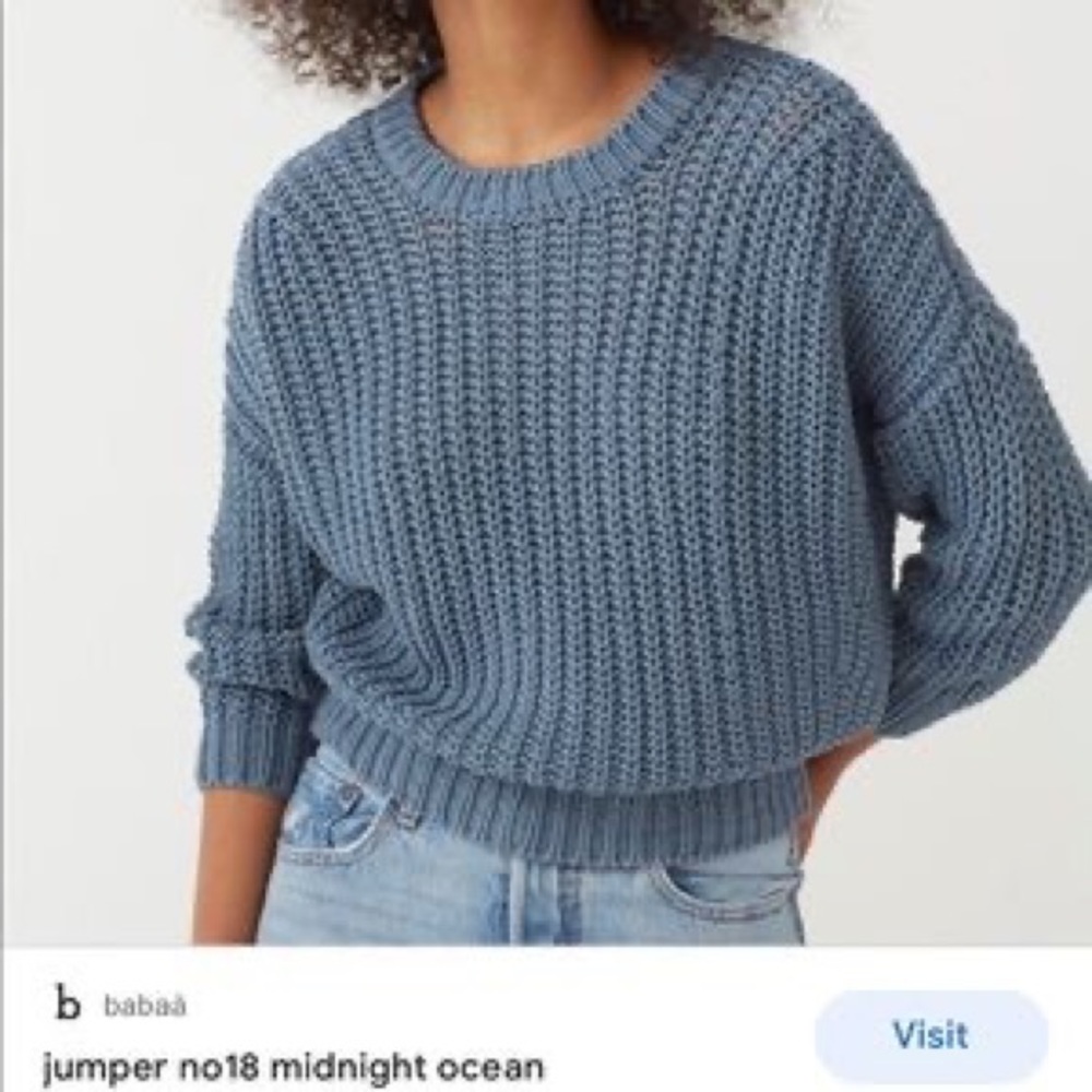 Babaa jumper no 18 midnight ocean